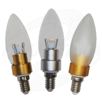 Лампа светодиодная Bonanza LED Candle BC-C35.3Т E14 3W 2700K 180Lm